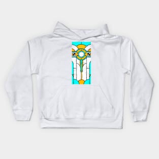 Art Deco Painterly Kids Hoodie